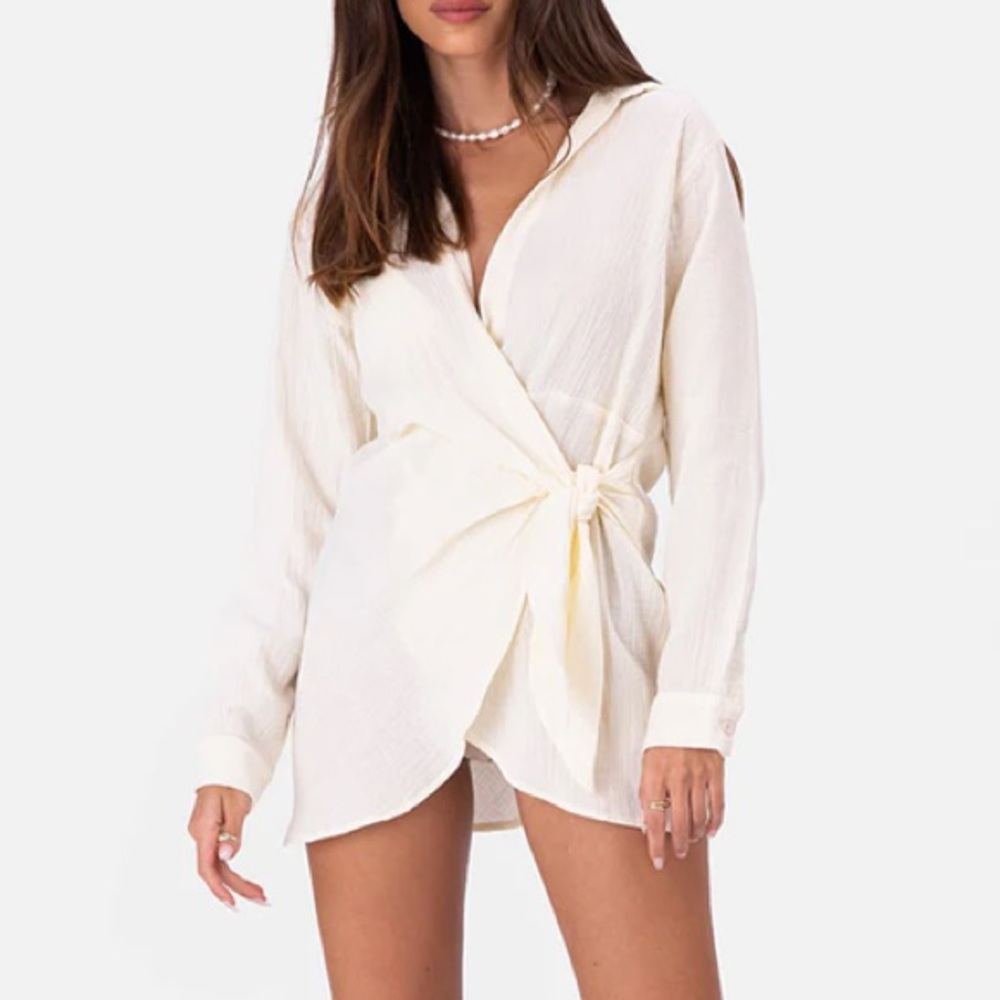 Santiago Wrap Mini Dress